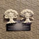 Στοιχείο ελαστικής ρητίνης δεντράκια 7χ5εκ. έκαστο