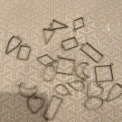 Διάφορα μεταλλικά μπρονζέ 10τεμάχια