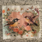 Χαρτοπετσέτα για Decoupage, 1τεμ. ερωτευμένα πουλάκια 33χ33εκ.