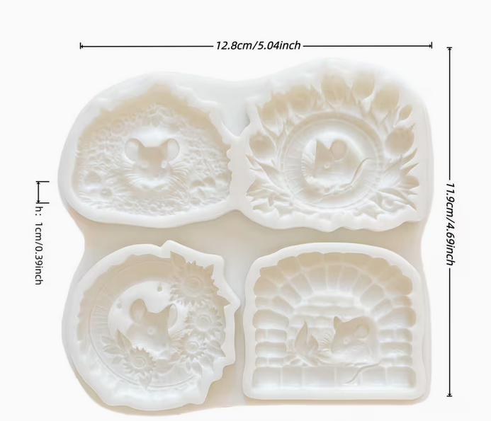 Καλούπι ποντικάκια 12χ11εκ.