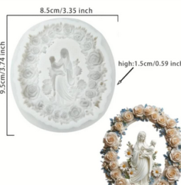 Καλούπι Μαντόνα 8,5χ9,5εκ.