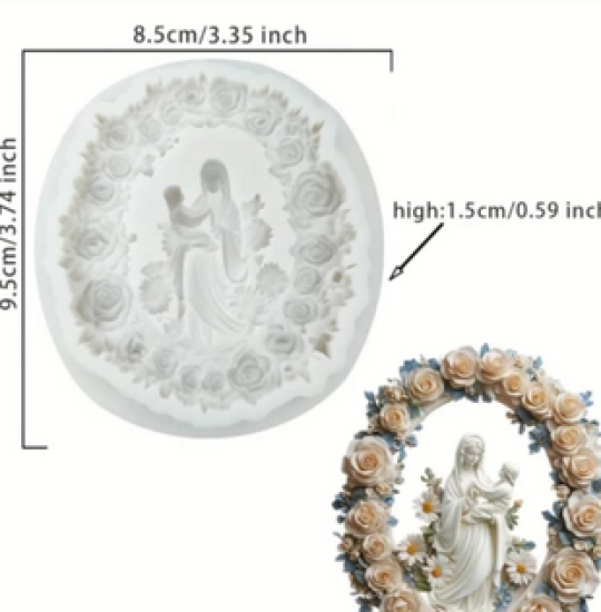 Καλούπι Μαντόνα 8,5χ9,5εκ.