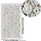 Καλούπι λιοντάρια και κορώνες 20χ12εκ.