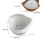 Καλούπι μπολ σε σχήμα φύλλου 13χ10εκ.