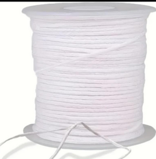 Φυτίλι για κερί ρολό 61μέτρα πάχος 0.4mm