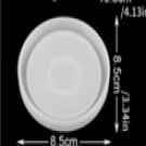 Καλούπι σουβέρ στρογγυλό 10.5εκ.