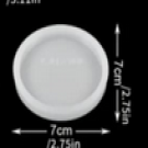 Καλούπι στρογγυλό σουβέρ 7εκ.