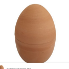 Αυγό κεραμικό διαιρούμενο 19cm