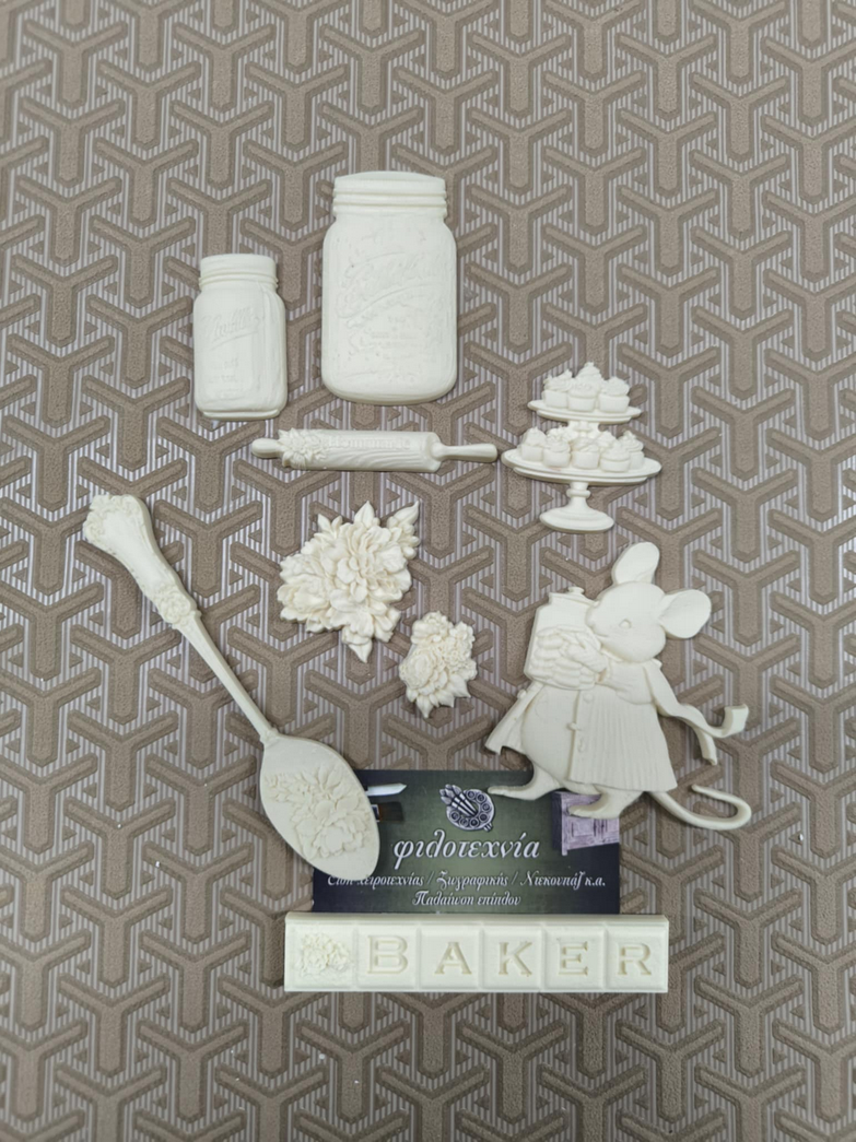 Στοιχείο ελαστικής ρητίνης η ποντικίνα στην κουζίνα