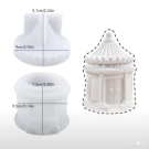 Καλούπι περίτεχνο δοχείο με βάζο