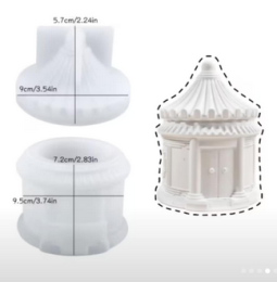 Καλούπι περίτεχνο δοχείο με βάζο