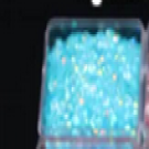 Χάντρες ιριδίζουσες γαλάζιες