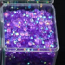 Χάντρες ιριδίζουσες μωβ