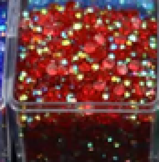 Χάντρες ιριδίζουσες κόκκινες