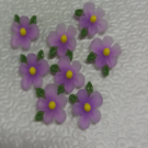 Λουλουδάκι μωβ 8τεμάχια