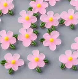 Λουλουδάκι ροζ 8τεμάχια