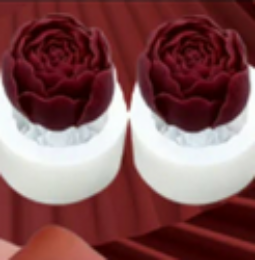 Καλούπι 4 τριαντάφυλλα 4χ3,5εκ.