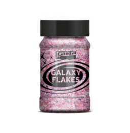 Galaxy Flakes Pentart,15 g Eris pink