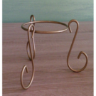 Στάντ μεταλλικό για αυγά bronze