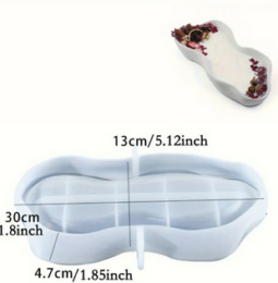 Καλούπι ακανόνιστη πιατέλα 13χ5εκ.